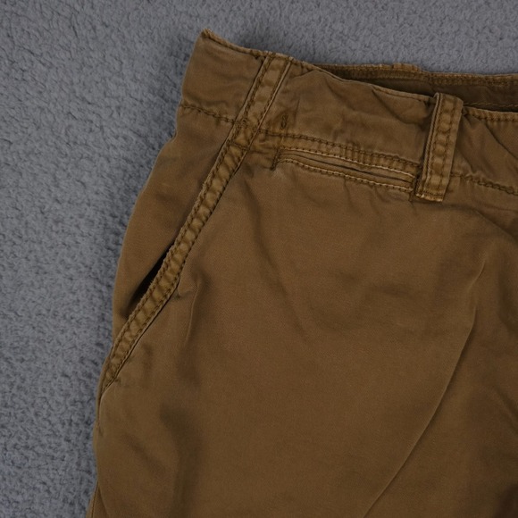 Vintage Polo Ralph Lauren Shorts Mens 35 Brown Chino Heavy Twill Cotton Preppy - Picture 9 of 14